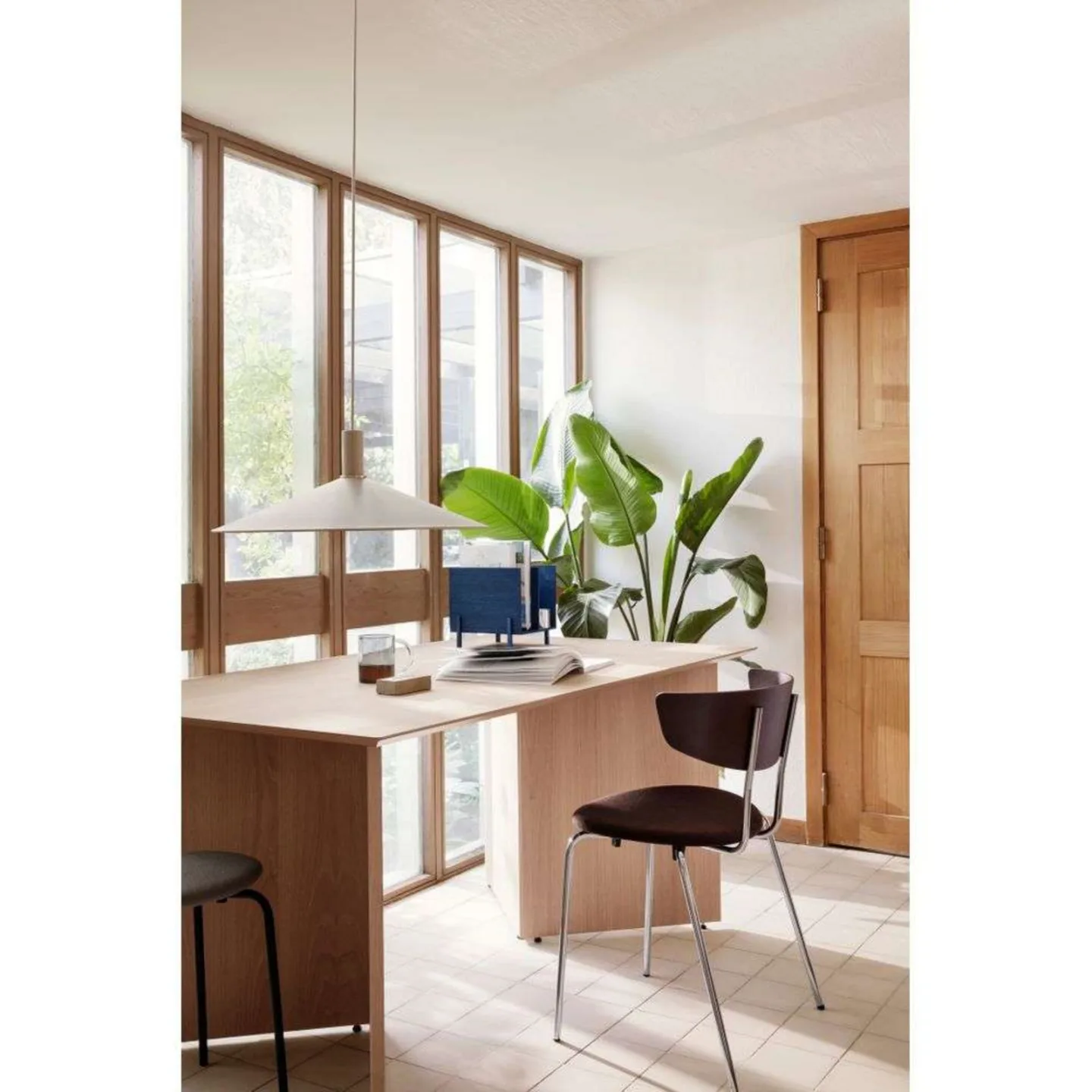 Collect Pendelleuchte Angle High Cashmere - Ferm Living - Wohnzimmer - Metall