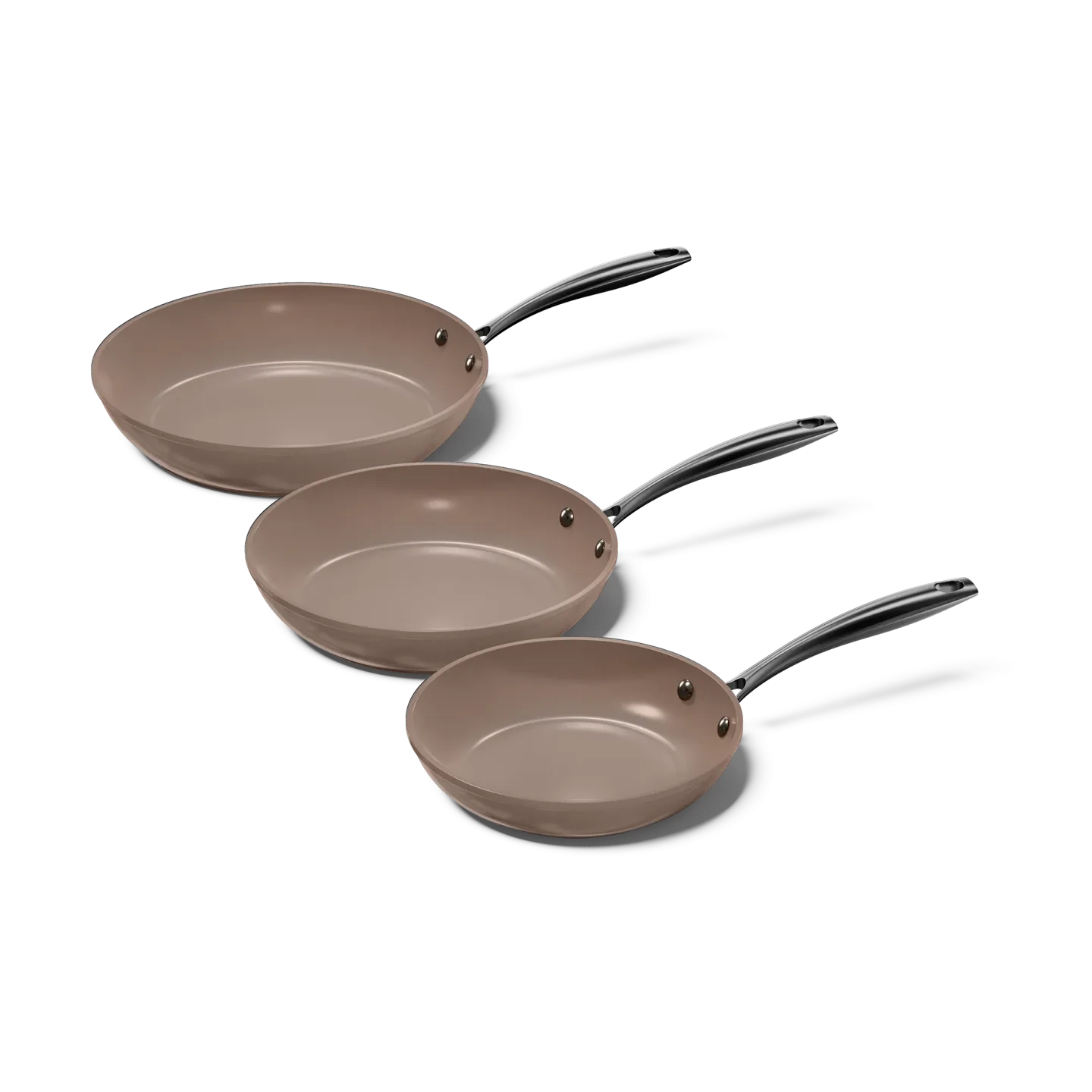 Taupe of Mind Topfset und Pfannenset, 3-teilig
