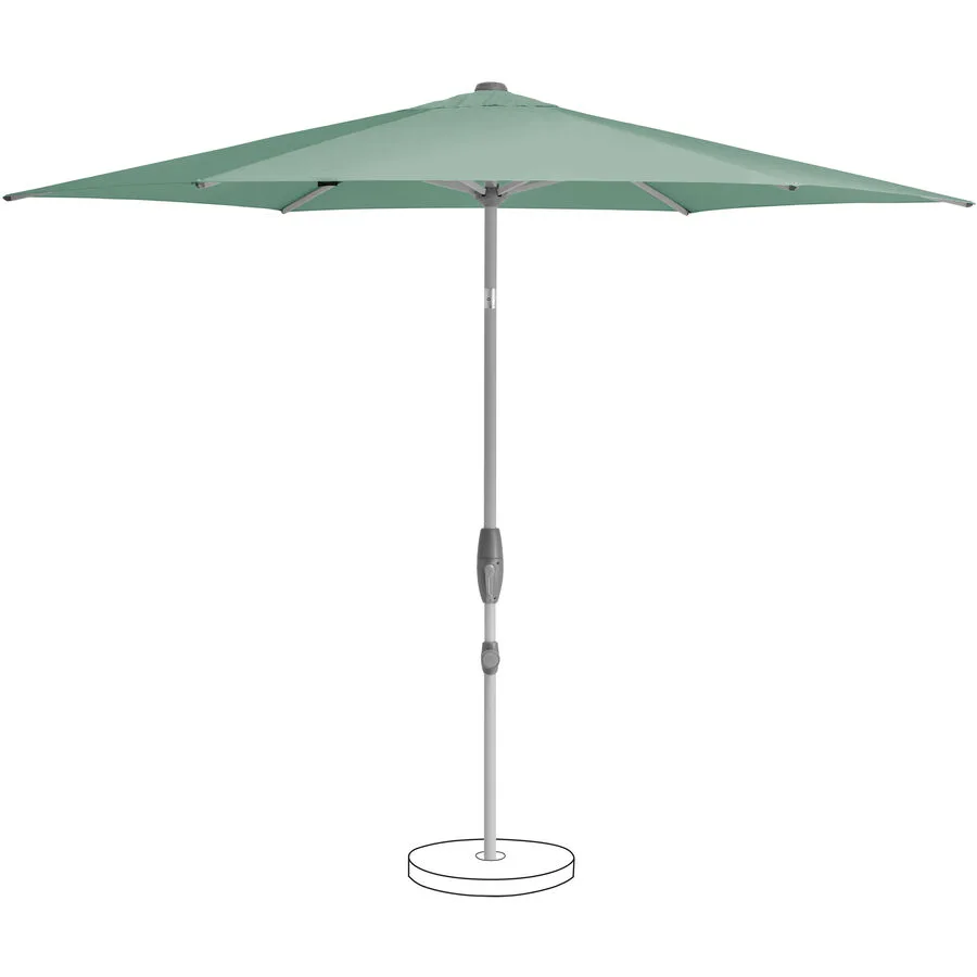 Suncomfort BY GLATZ Sonnenschirm Shell-Turn grün Polyester B 300 T 300 cm