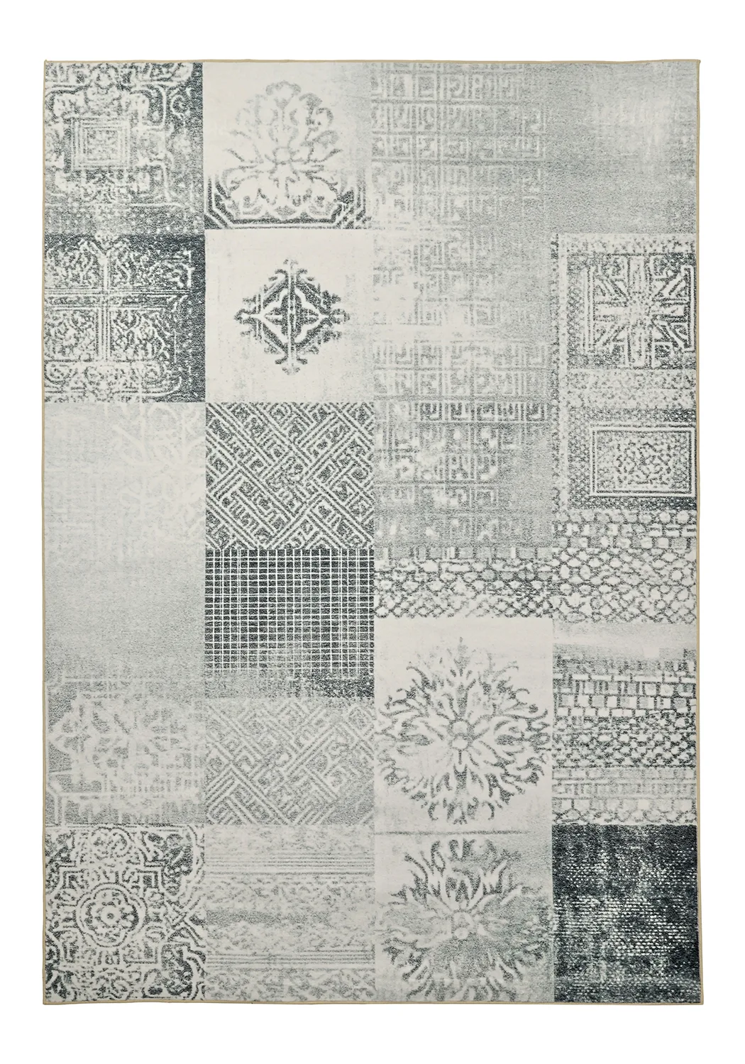Wilton-teppe - Napa (grå) (Størrelse: 160 x 230 cm)