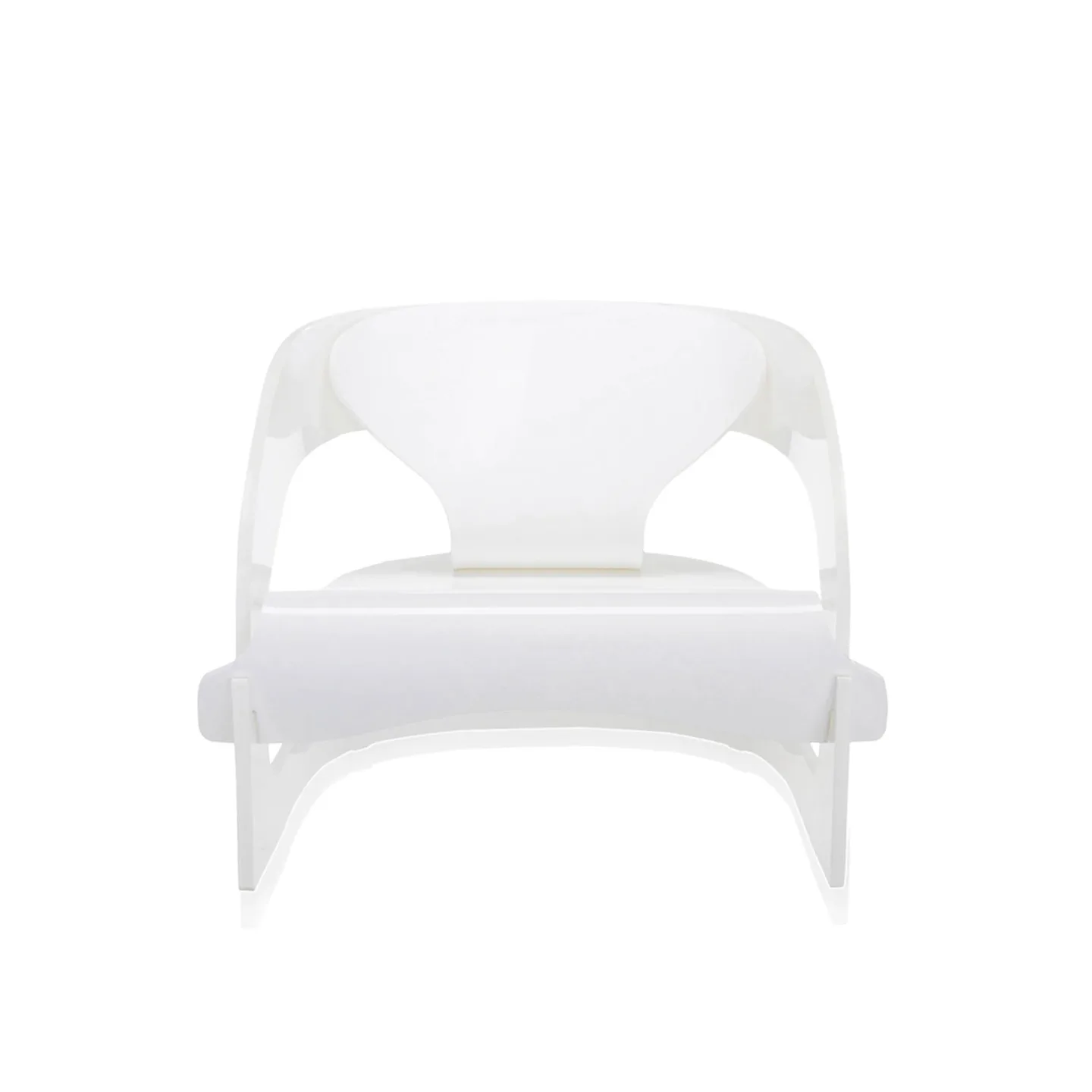 Kartell - Joe Colombo Armchair, White - Fåtöljer - Joe Colombo - Vit - Plast