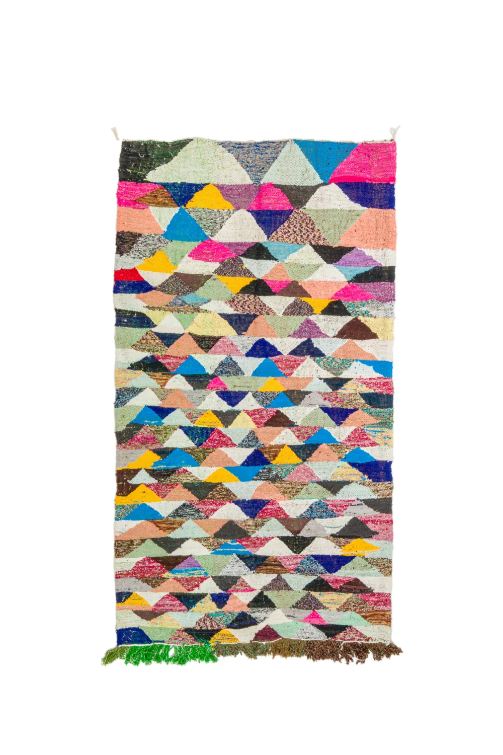 Marokkansk Boucherouite-teppe 125 x 225 cm (Størrelse: 125 x 225 cm)