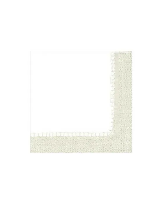 Linen Border servetter 20-pack