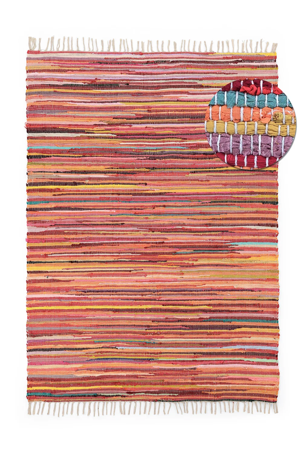 Filleryer - Happy (rosa/multi) (Størrelse: 80 x 150 cm)