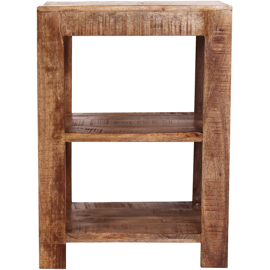 Regal Pietro natur Mangoholz massiv B 44 H 60 cm