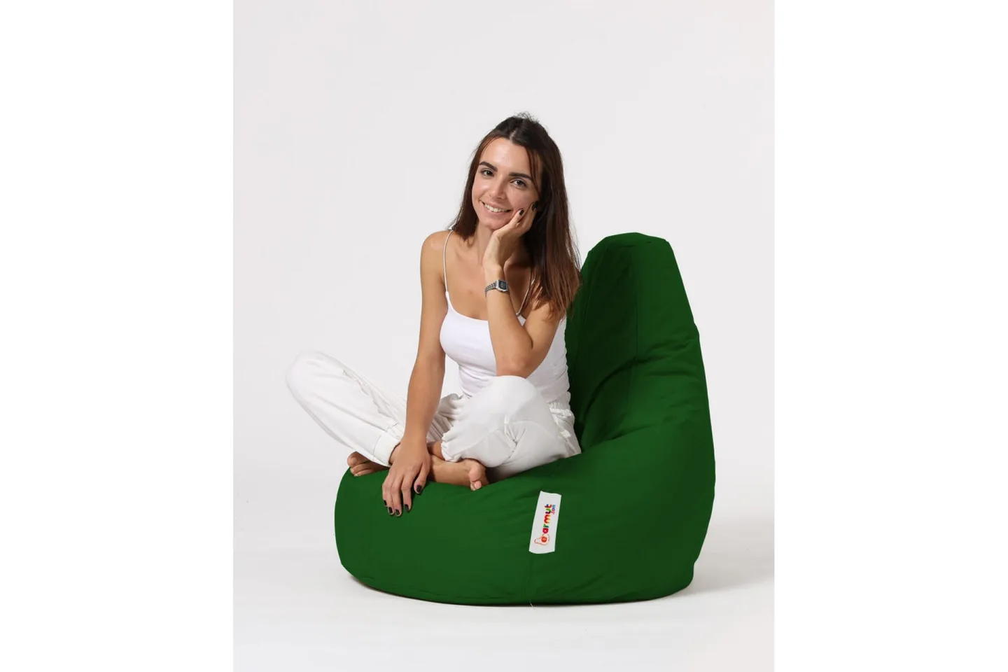Sittsäck Utomhus Vinna 80 cm - Grön
