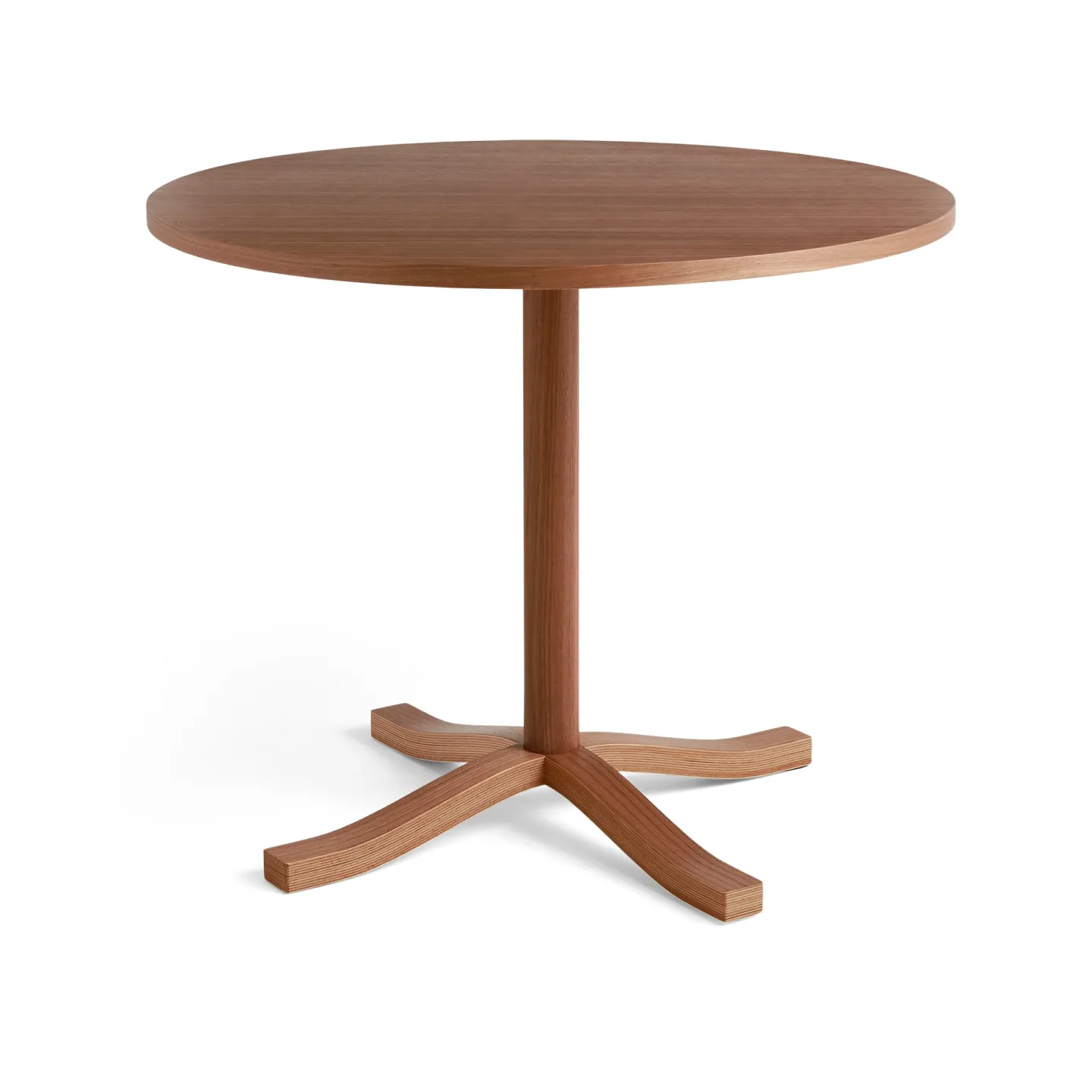 HAY Pastis Table Esstisch Ø90 Lacquered walnut