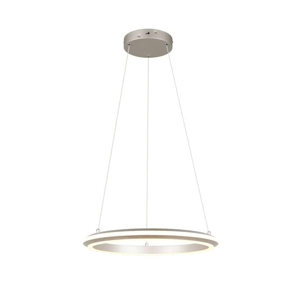 Pendel TRIO Amador - 45 cm, Borstad Stål