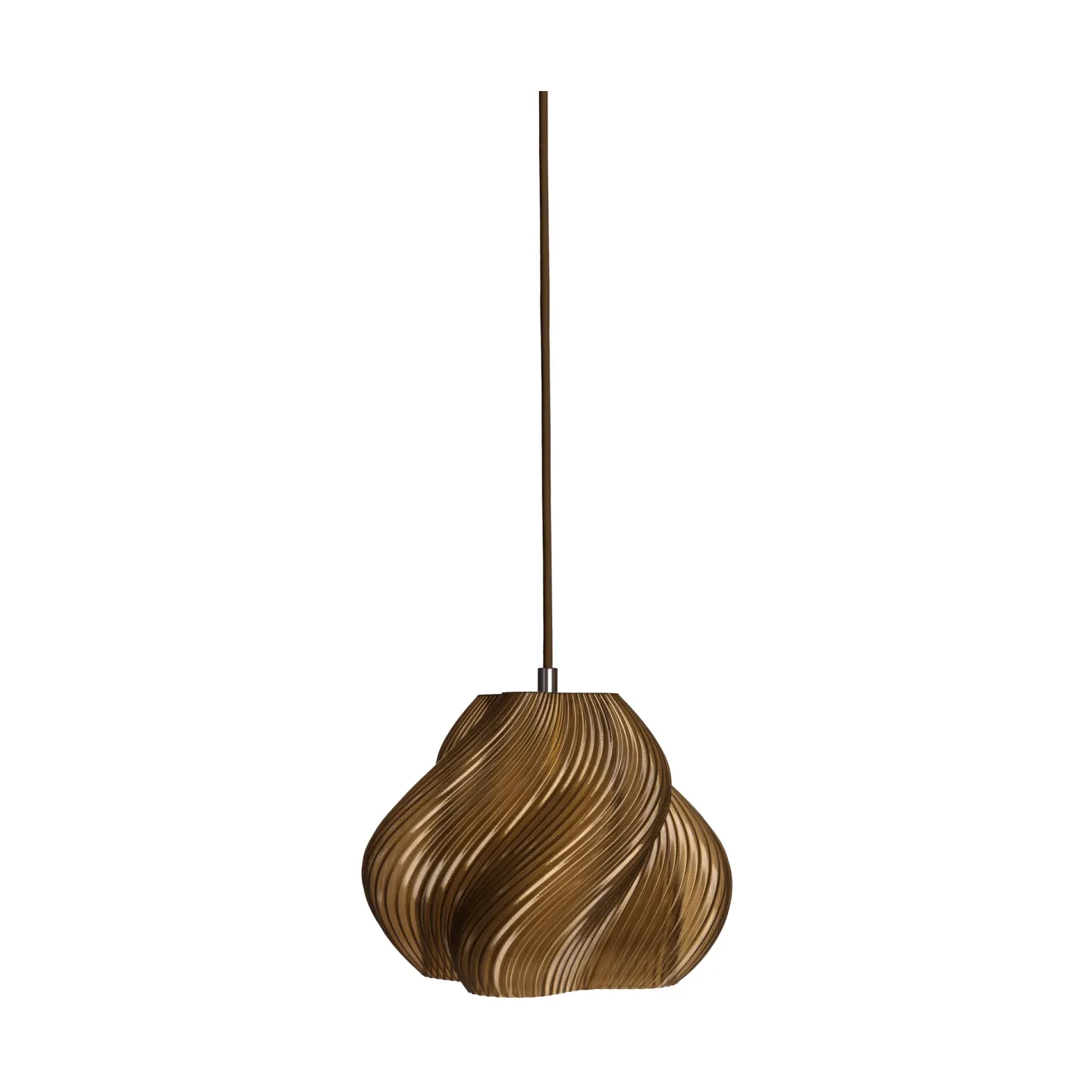 Crème Atelier Soft Serve Pendelleuchte Caramel-chrome, 01, 20 cm