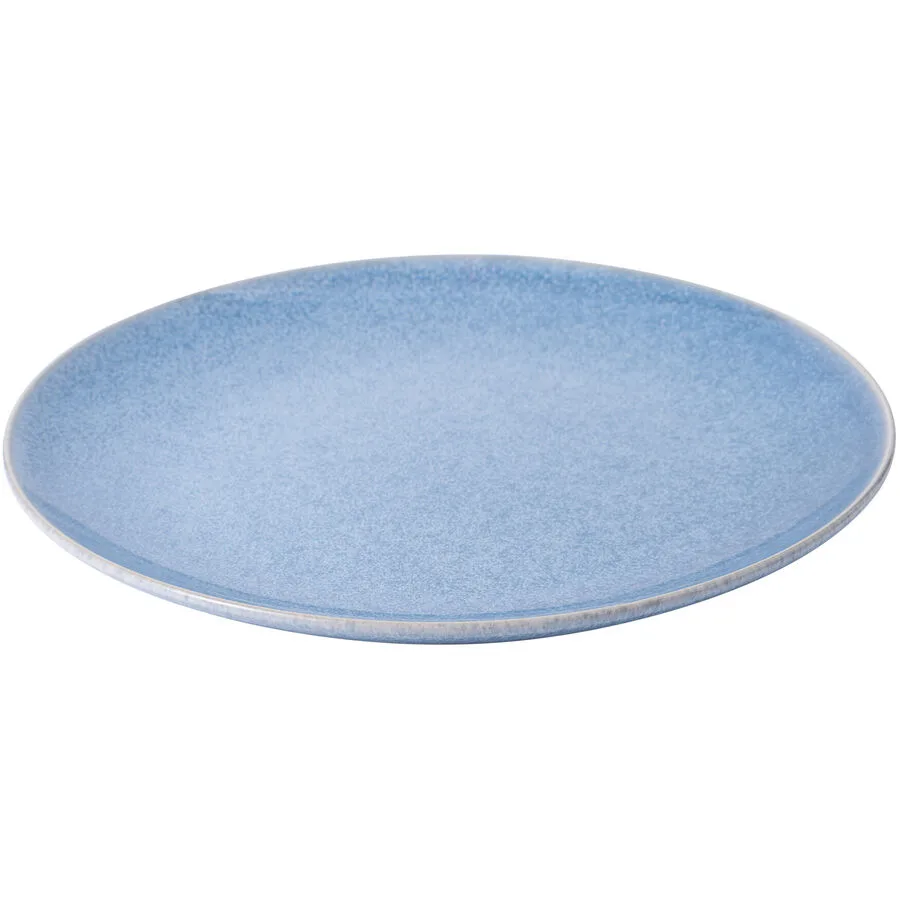 Teller flach Lorraine blau Stoneware D 27.3 cm