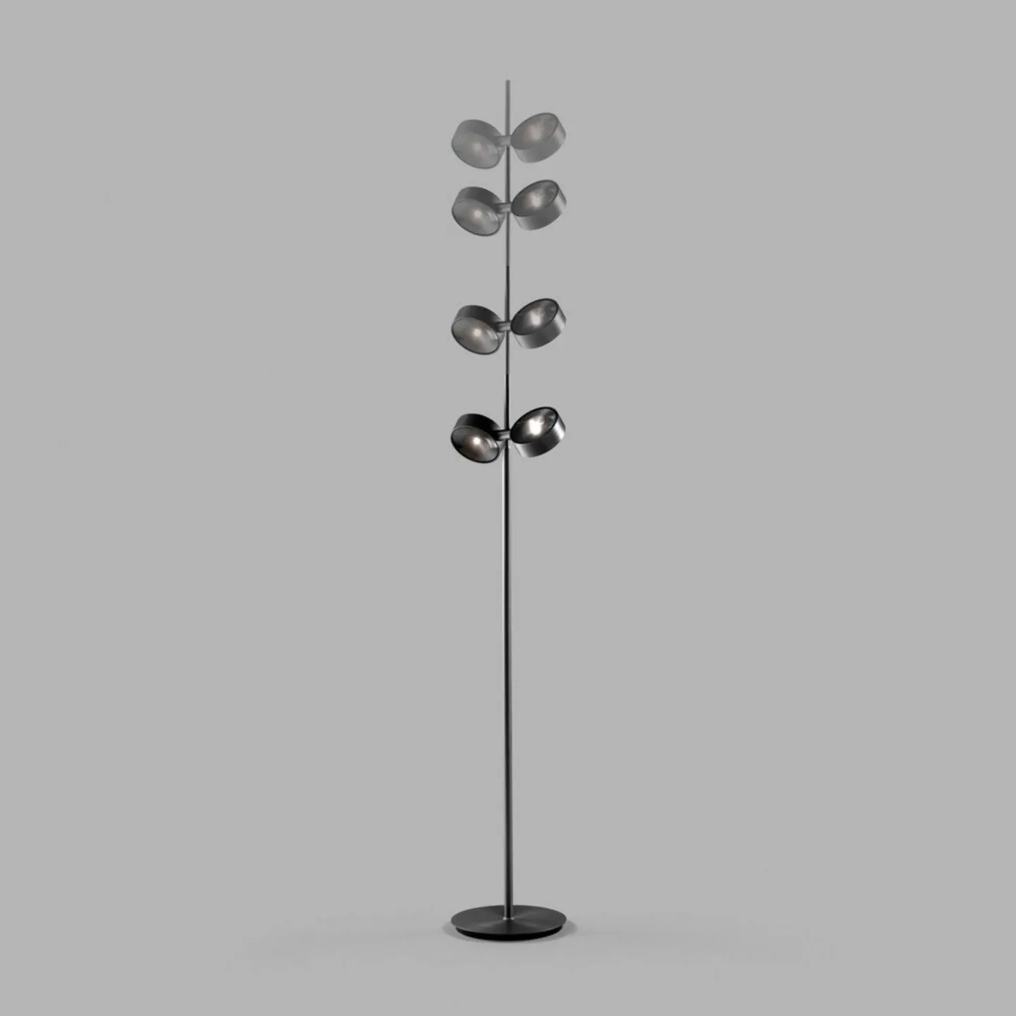Orbit Gulvlampe Touchless Carbon Black - LIGHT-POINT - Stue - Aluminium