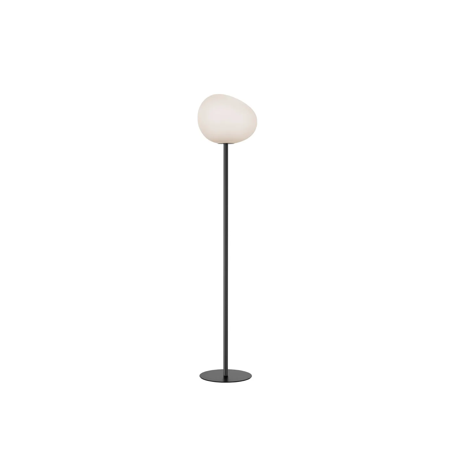 Foscarini - Gregg Media golvlampa graphite/white - Skärmlampor - Ludovica & Roberto Palomba - Grå