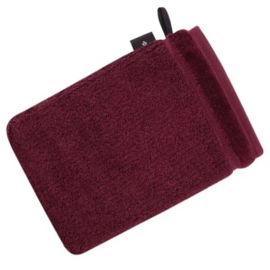 Vossen Waschhandschuh Pure berry 100% Bio-Baumwolle B 22 T 16 cm