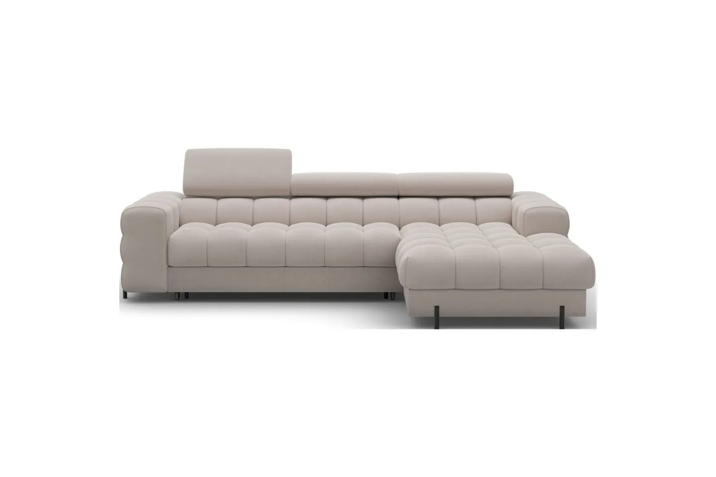 Hörnsoffa Eltap Felro 285x181x93 cm - Sola 18, Beige, Höger