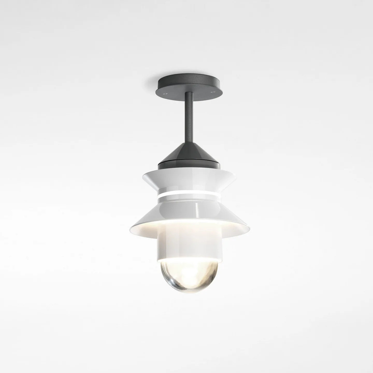 Santorini C Taklampa Vit - Marset - Design - Glas