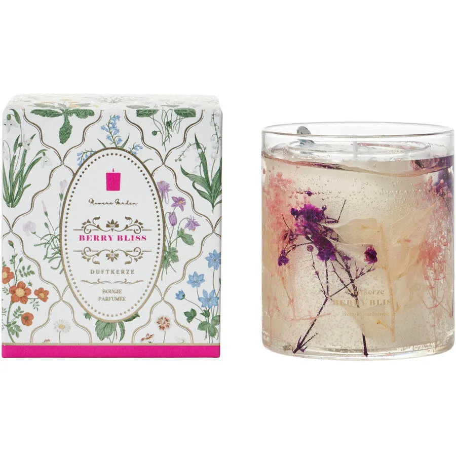 Duftkerze Modern Bohemian violett H 12.9 cm D 10.8 cm 60 hr - Material: Glas/Wachs