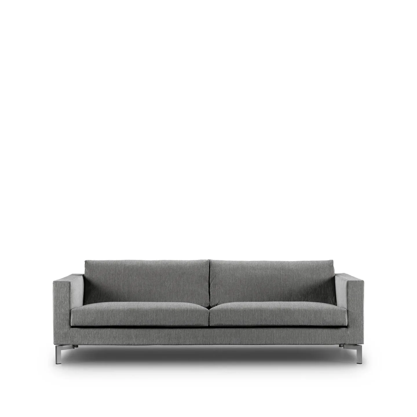 Eilersen Zenith Sofa 3-Sitzer, bakar 47 hellgrau-Stahl-220 cm
