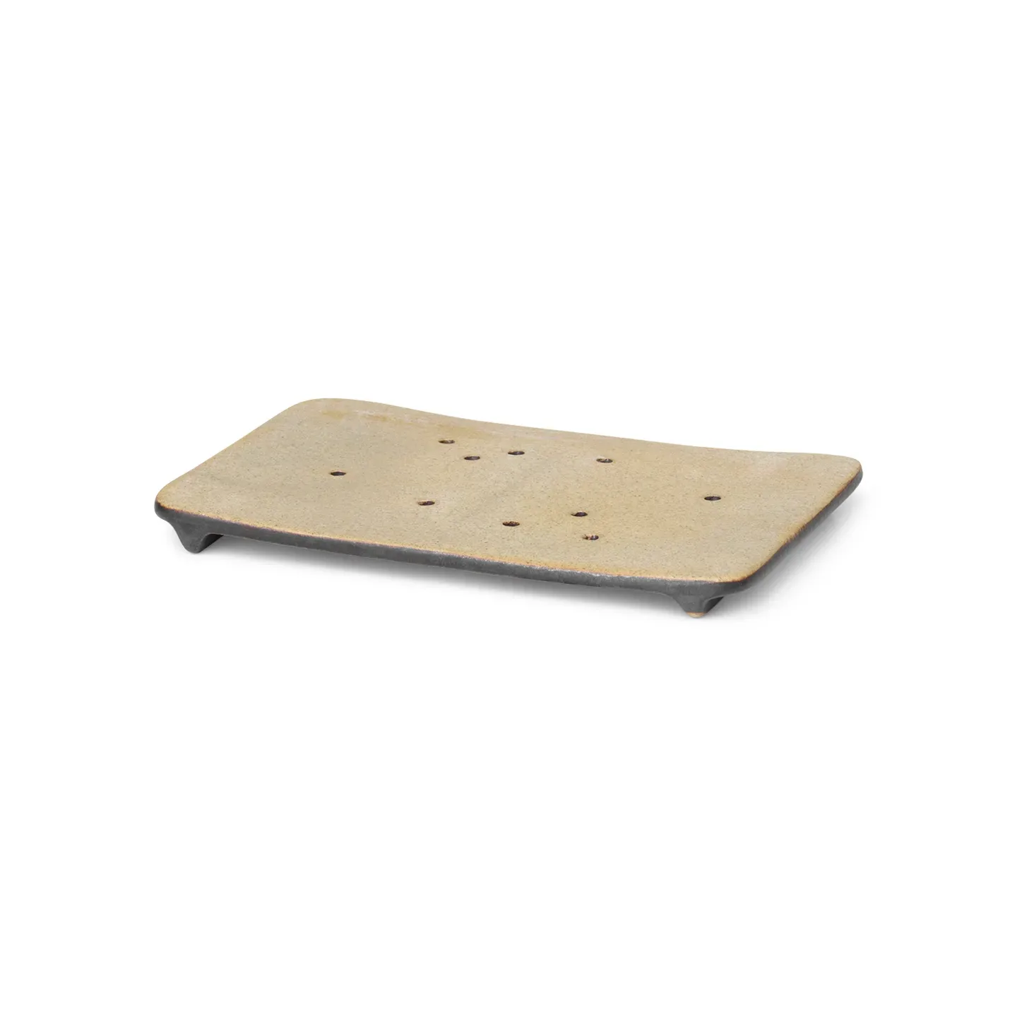 Ferm Living Bon Seifenschale Beige-schwarz