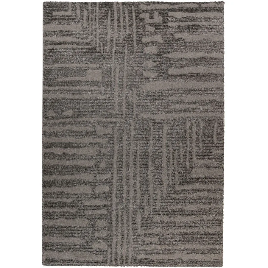 Teppich Yamila Anthracite Einfarbig Polypropylen 200 x 290 cm