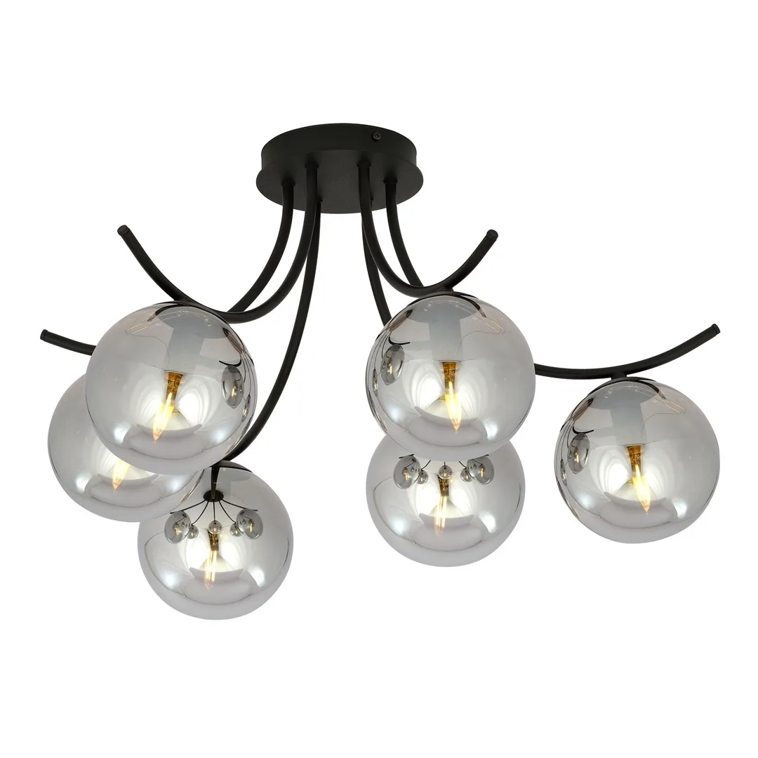 Emibig Lighting - Boston Ø60 - Takplafond - Svart/Rökfärgad