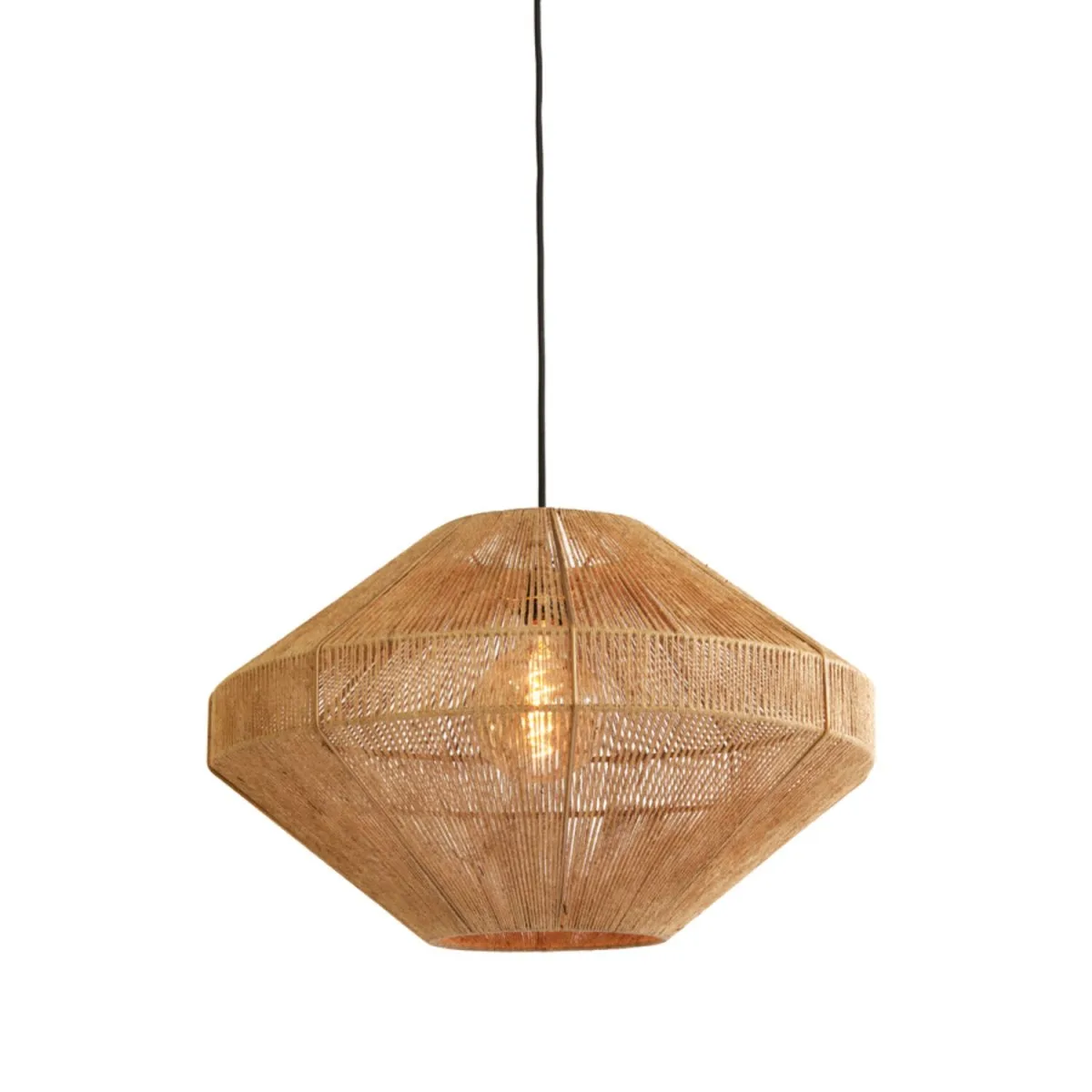 Light & Living - Mallow Ø60 - Taklampa - Natur