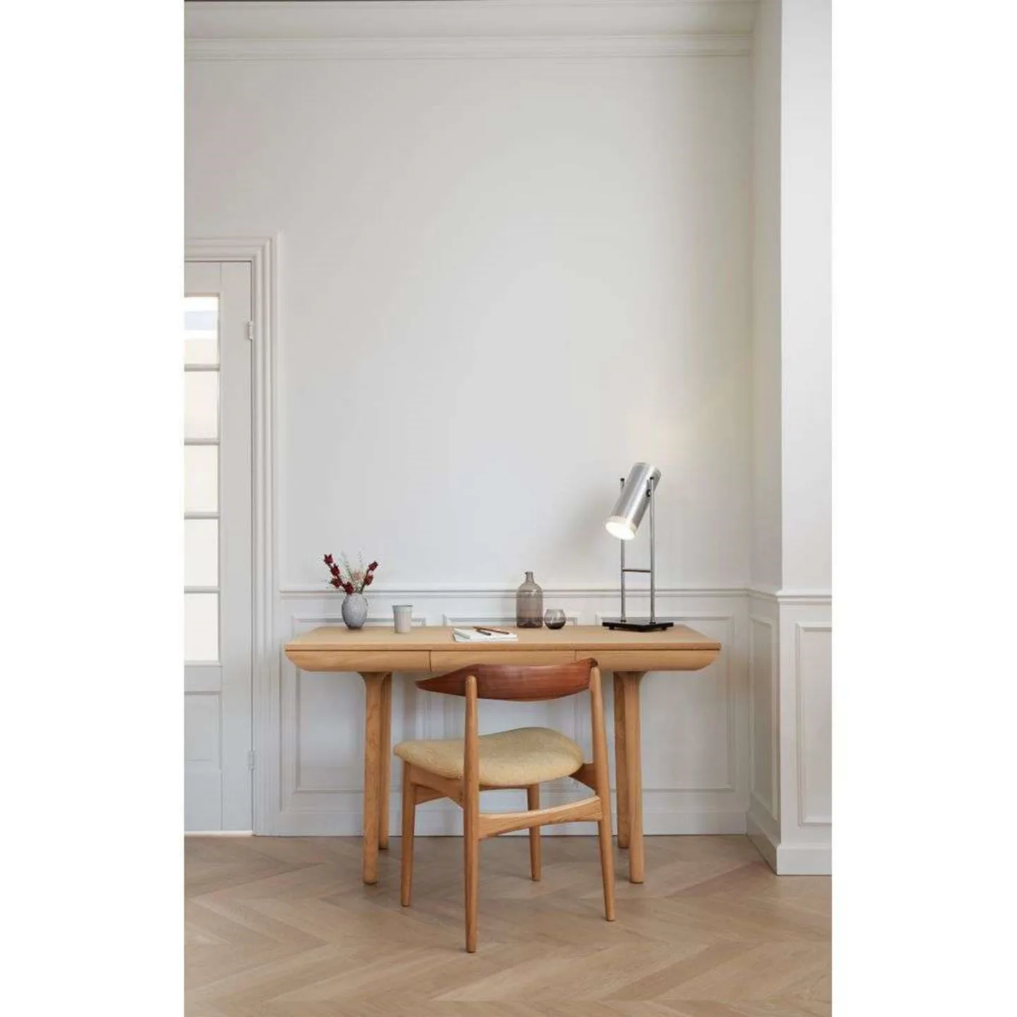 Trombone Tischleuchte, Aluminium, Höhe 55,6 cm - Warm Nordic - Wohnzimmer - Design - Einflammig