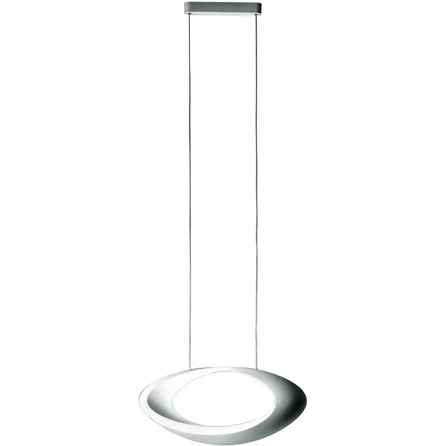 Designer-Pendellampe Artemide Cabildo D 41 cm - Farbe: weiss - Material: Aluminium - LED - Lichtfarbe: Extra warmweiss - LED Energiesparlampen