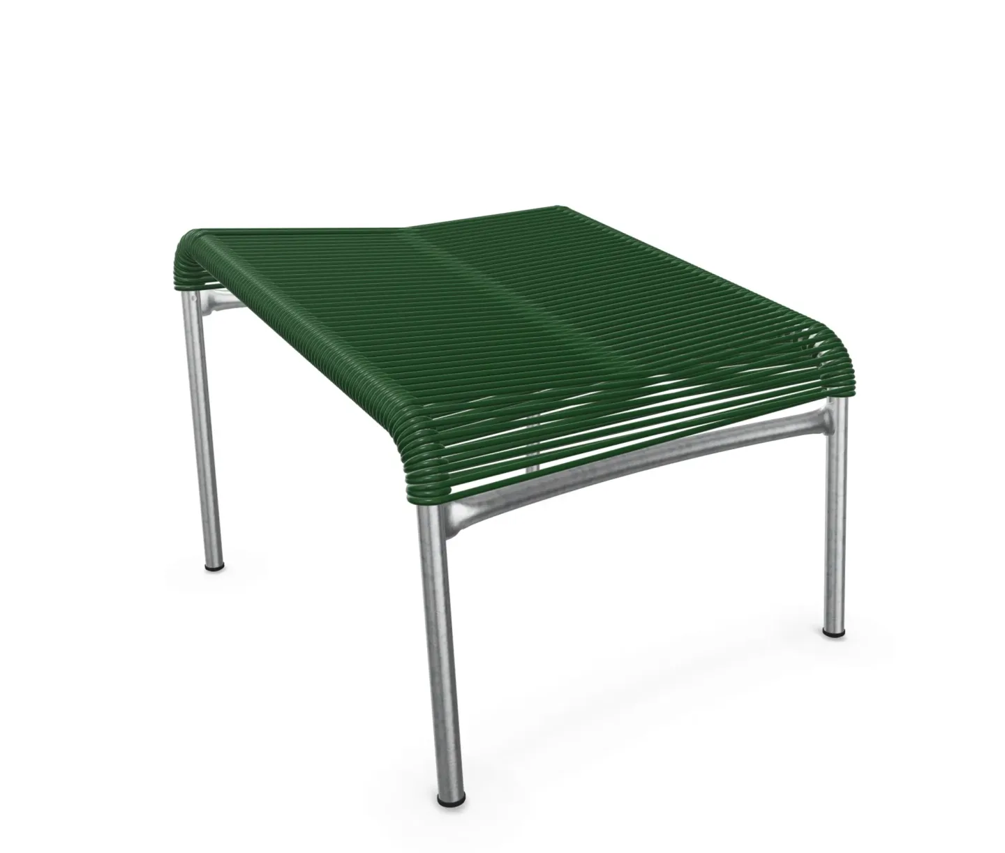 Schaffner Spaghetti-Fuss-Hocker Säntis Feuerverzinkt Grün | Schubiger Möbel