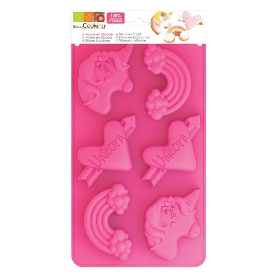 Scrap Cooking Back-/Auflaufform ScrapCooking pink Silikon B 35.5 cm T 17.5 cm