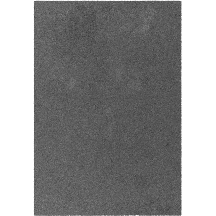 Teppich Touch dunkelgrau Einfarbig Polyester 60 x 115 cm