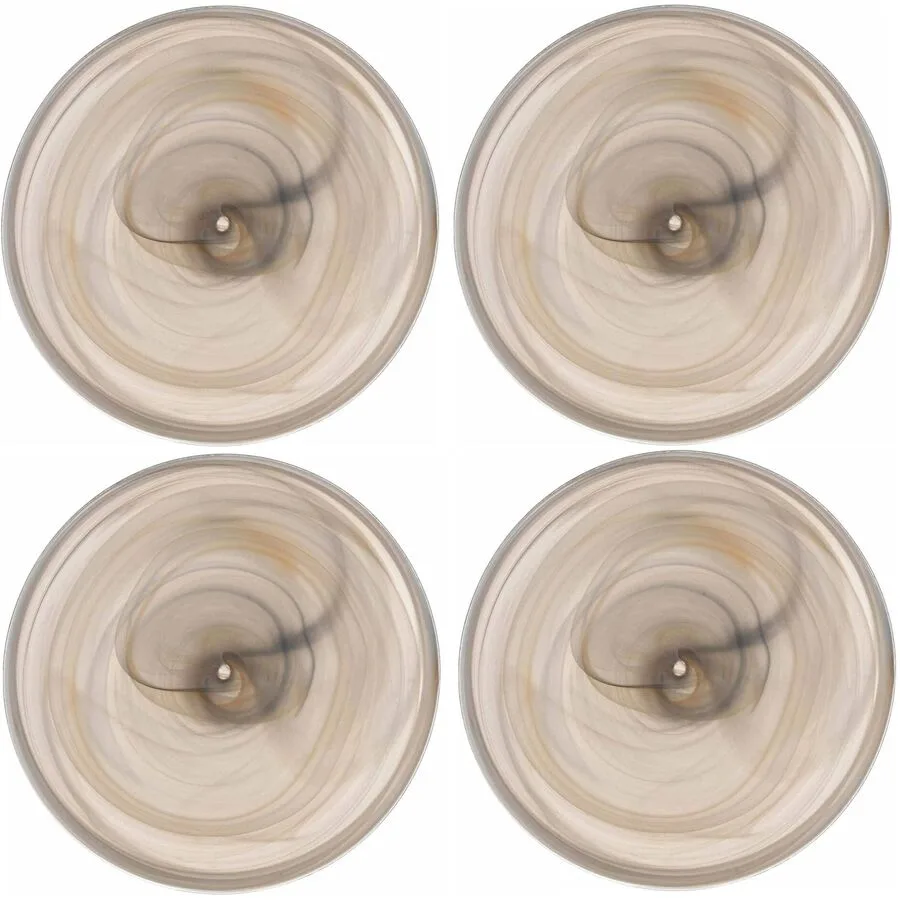 Dessertteller-Set Leonardo Beige Glas 18 cm