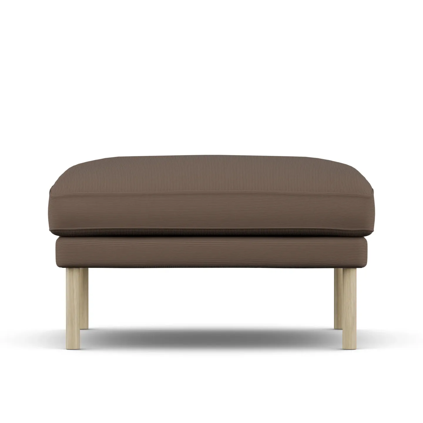 1898 Linnevik Fußhocker Jump Brown 1955-Eiche weiß geölt