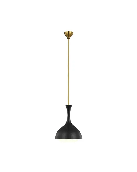 Lucerne One Light Small Pendant Midnight Black