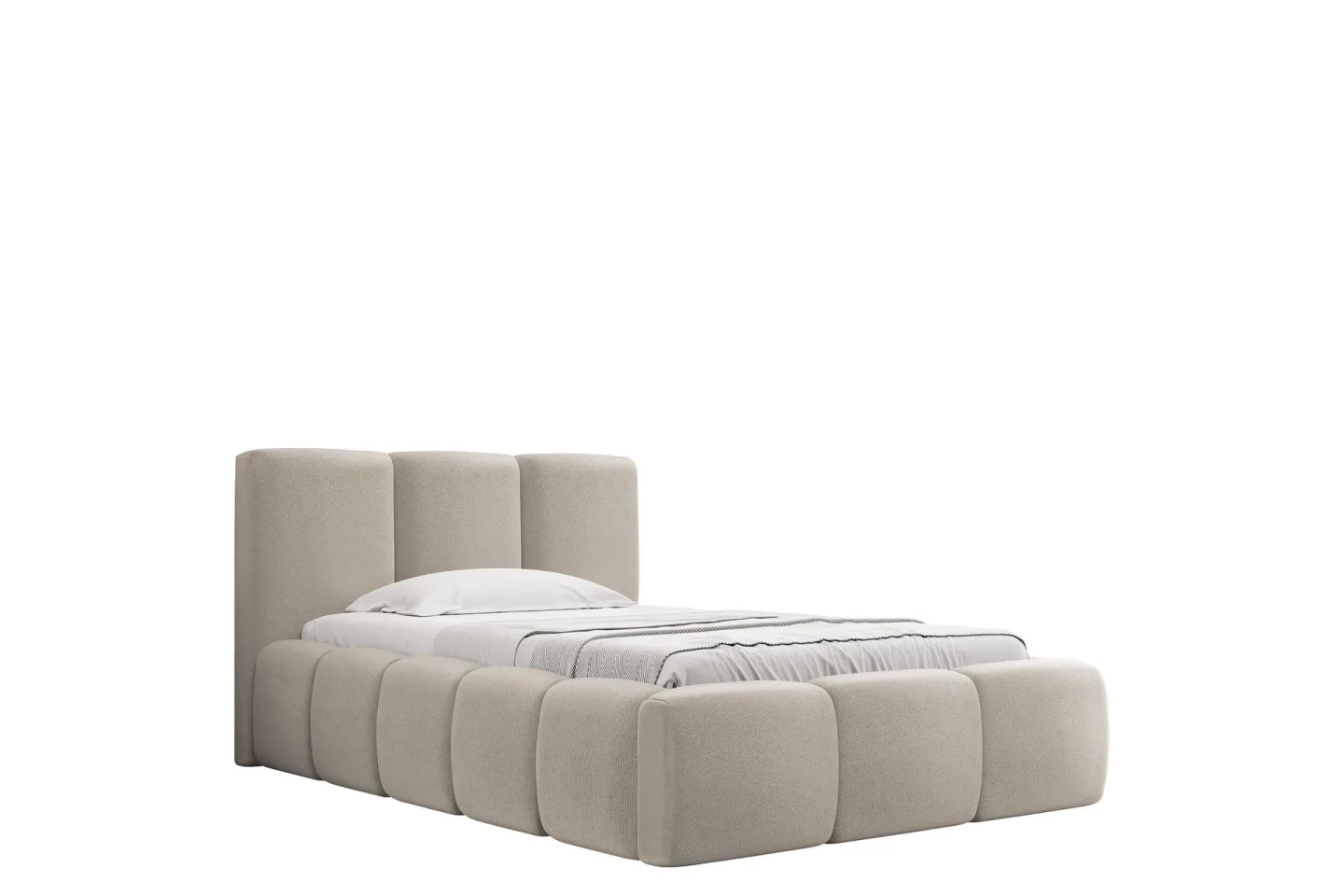 Salvenor Sängram med Förvaring 90x200 cm - Beige