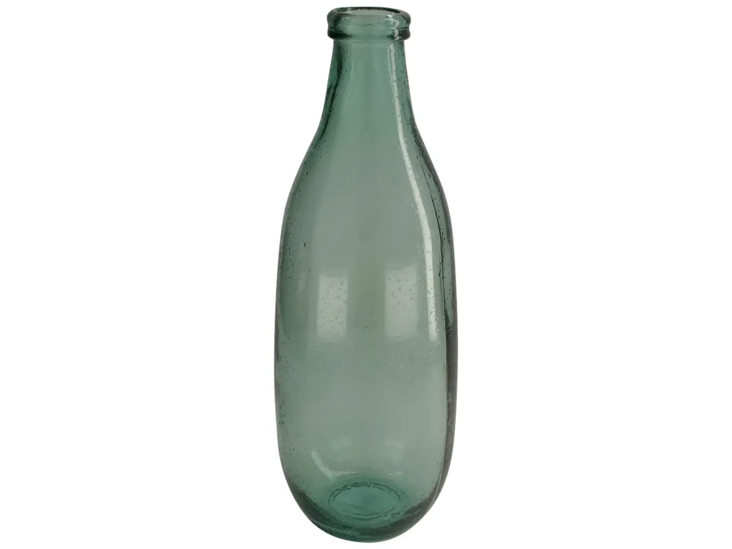 Decofinder Flasche Glas Hellgrün H: 40 cm | Schubiger Möbel