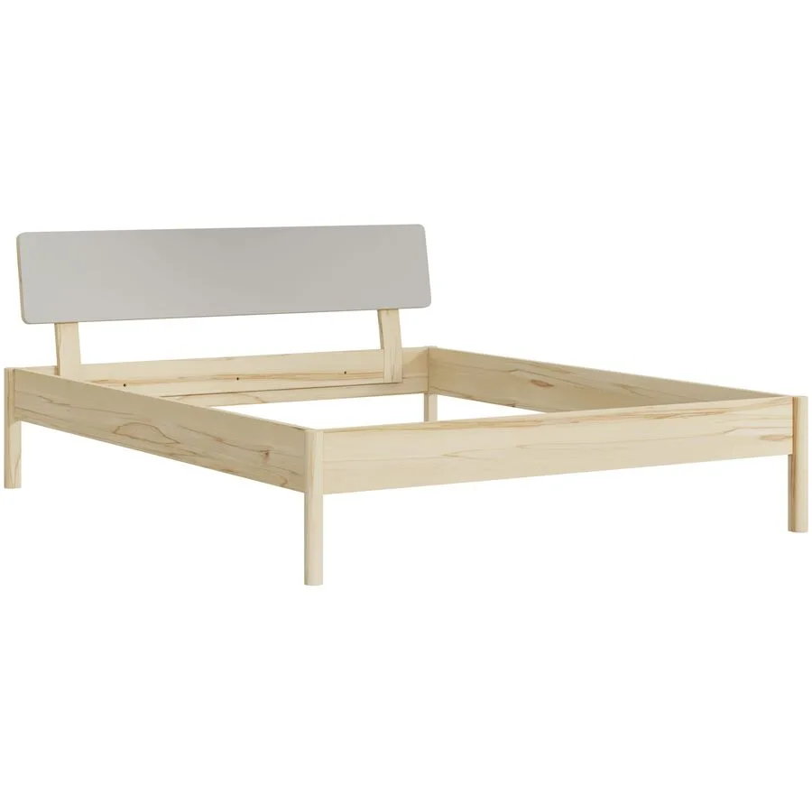 Bett Lund Kernbuche Massivholz Massivholz 160 x 200 cm - Möbel Konfigurator: Traummöbel individuell zusammenstellen