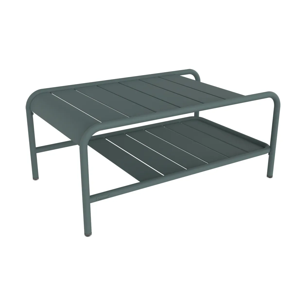 Fermob Luxembourg bord lågt 90x55 cm Storm grey (grå)