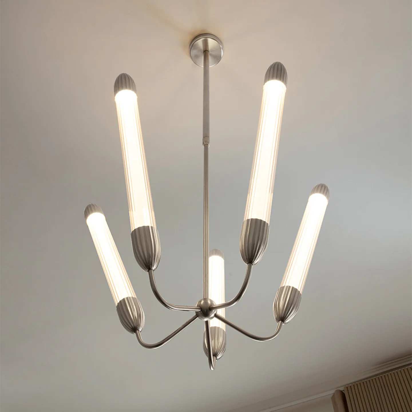 Lemon Squeeze Loftlampe Long Plated Steel - UMAGE - Spisestue - Design - Metal - Med flere lyskilder