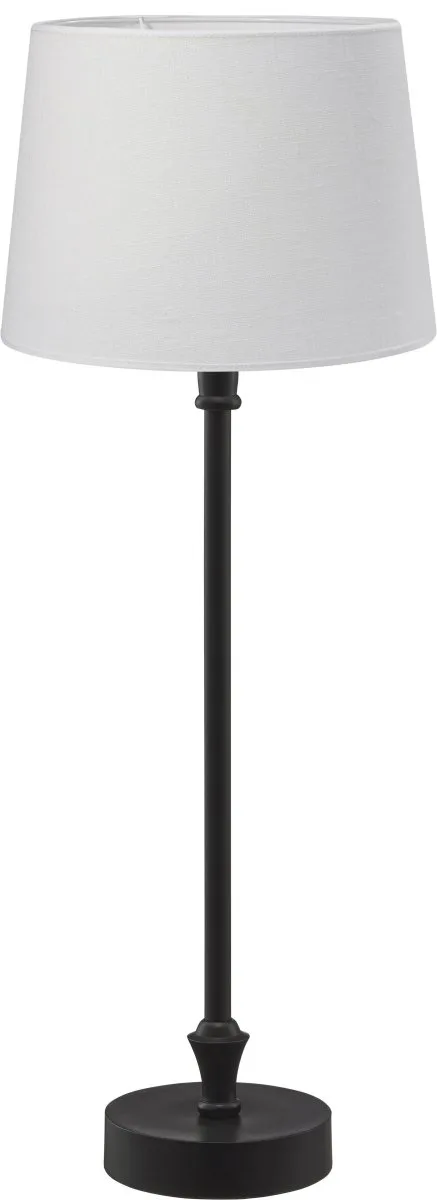 PR Home - Liam 60cm - Bordslampa - Svart/Vit