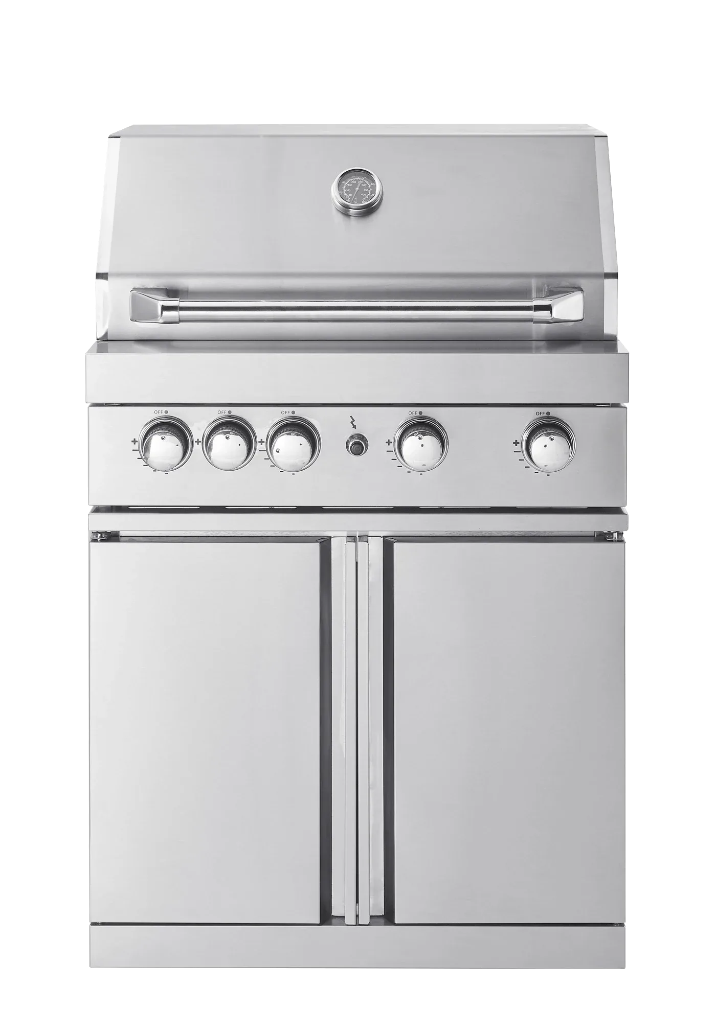 Stainless Collection - Freistehender Gasgrill mit 4 effizienten Brennern und Infrarotbrenner