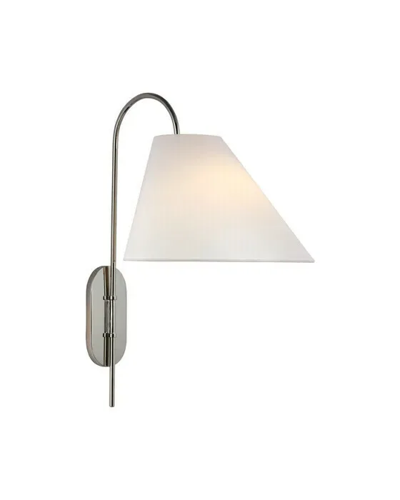 Kinsley Articulating Wall Light Polished Nickel Large