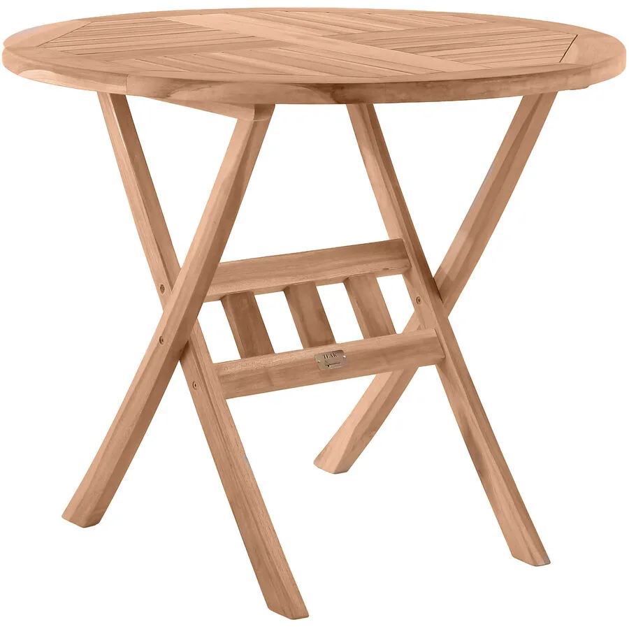 Gartentisch Veit natur Teak B 80 T 80 cm