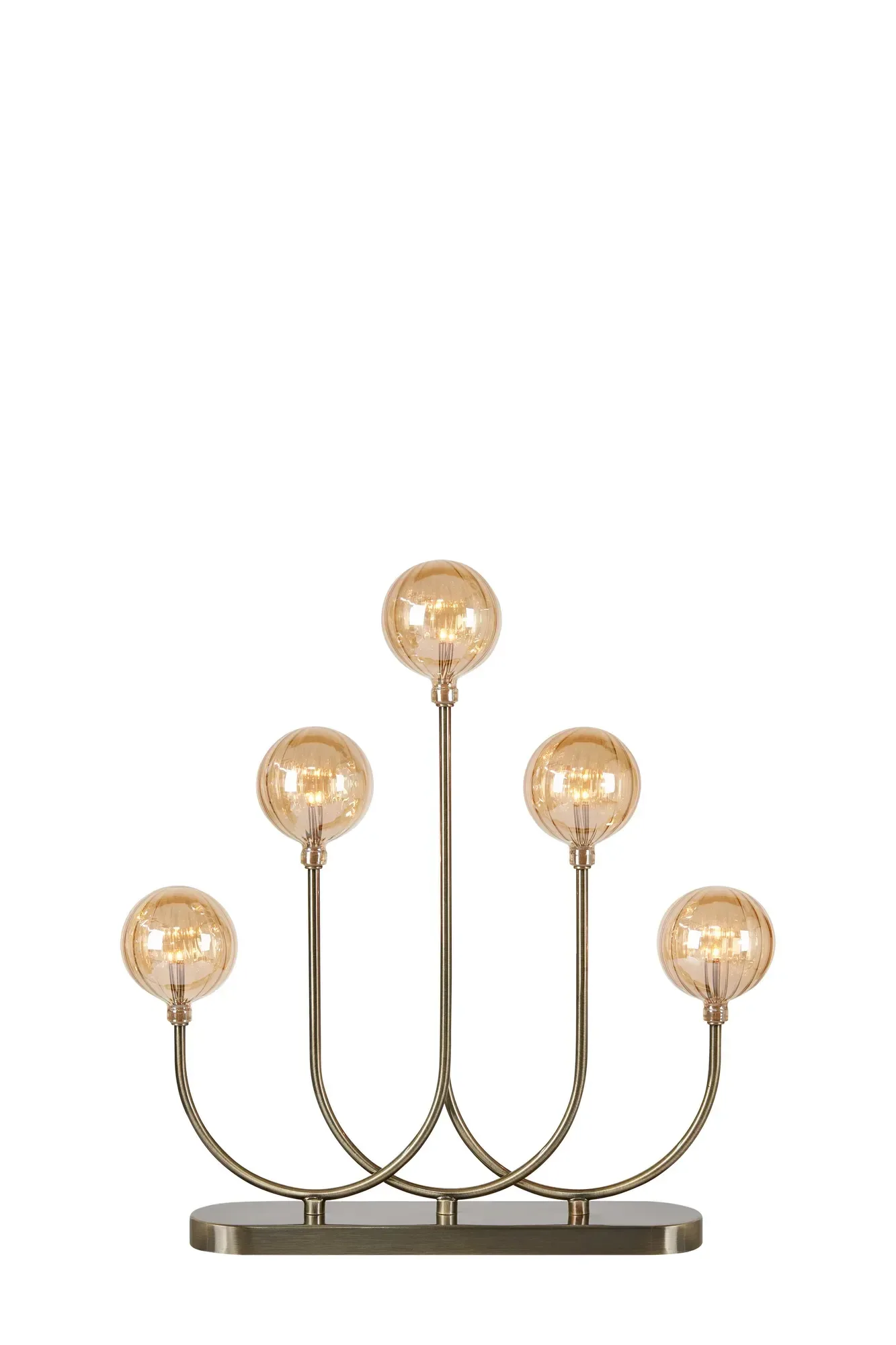 Enys Adventsleuchter Messing/Bernstein