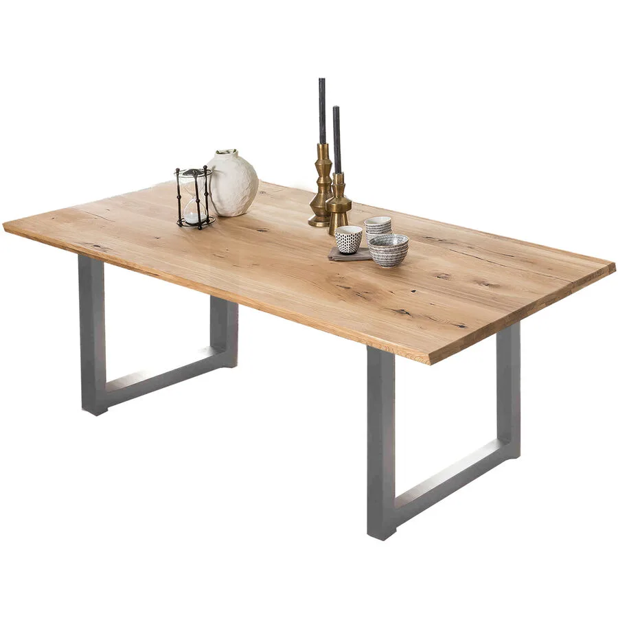 Esstisch Gordon natur Wildeiche Massivholz B 200 T 100 cm