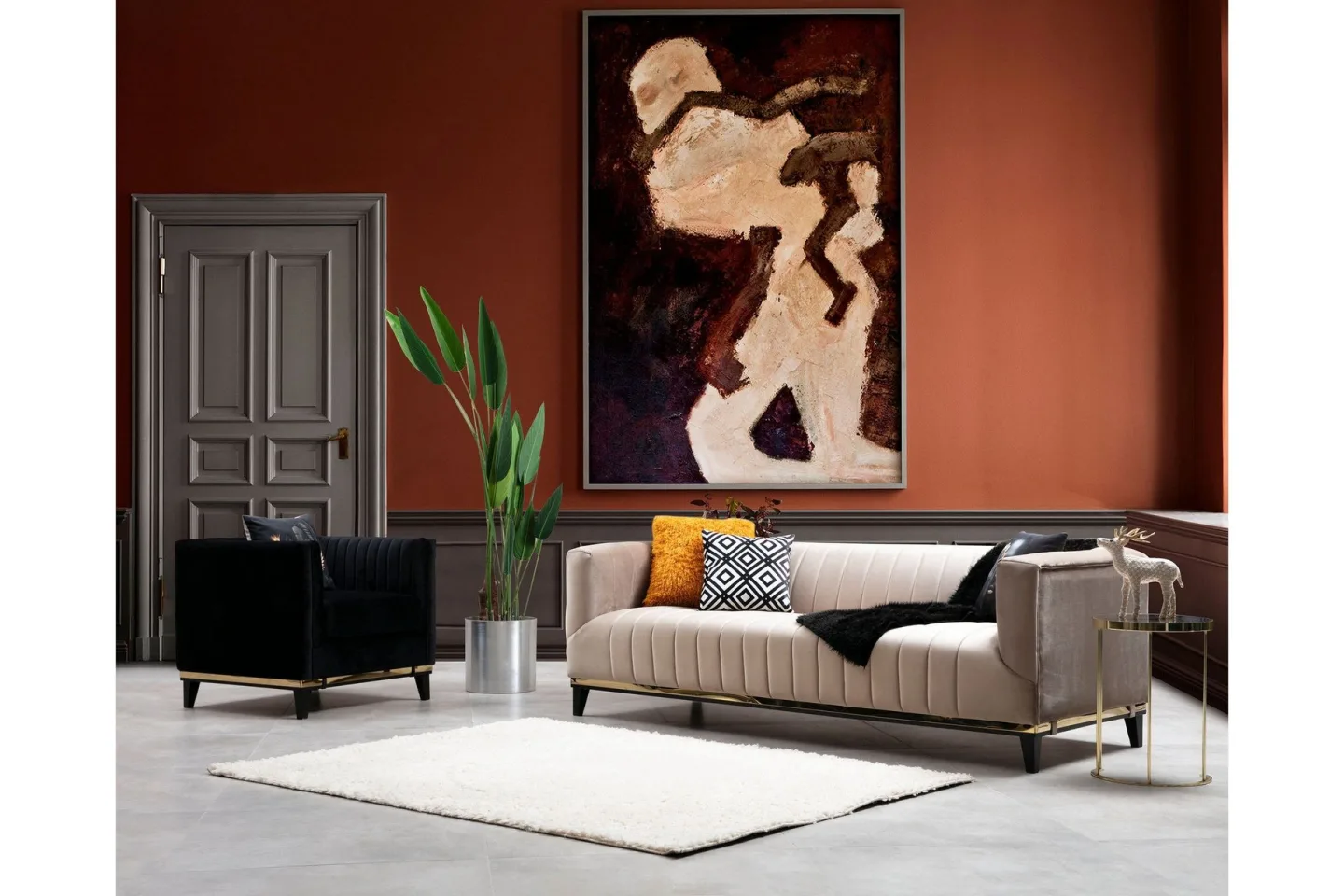 Esquimalt Soffa 3-sits - Beige