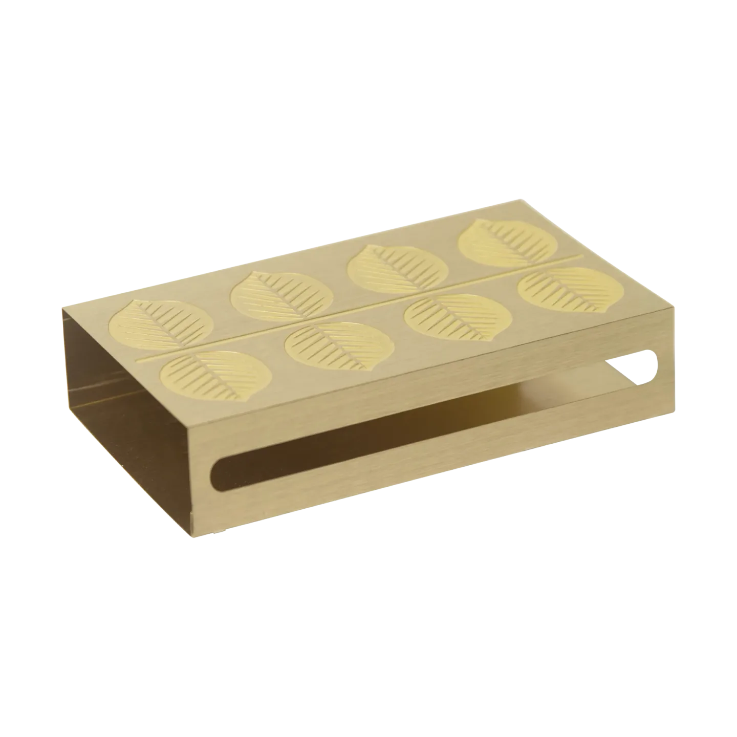 Pluto Design Stig L Berså Streichholzschachtel 6,8x12cm Gold