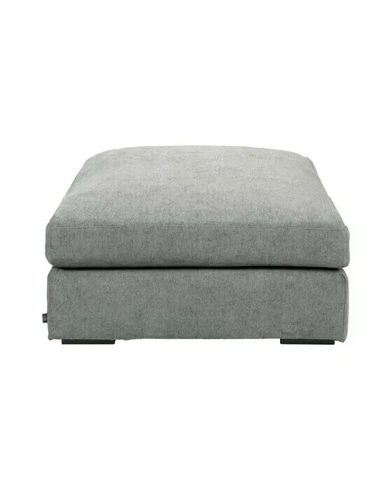 Tulum Ottoman True Grey