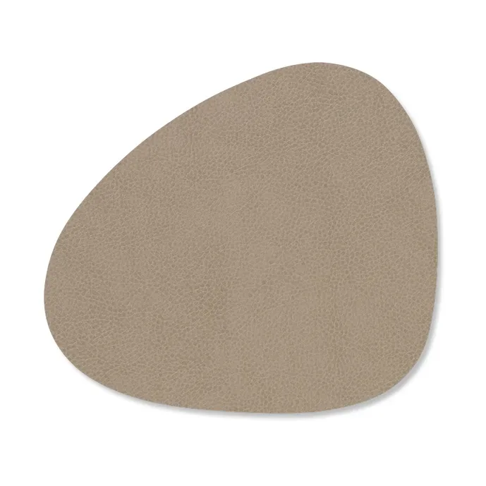 LIND DNA Serene Glasuntersetzer curve 11 x 13cm Mole Grey