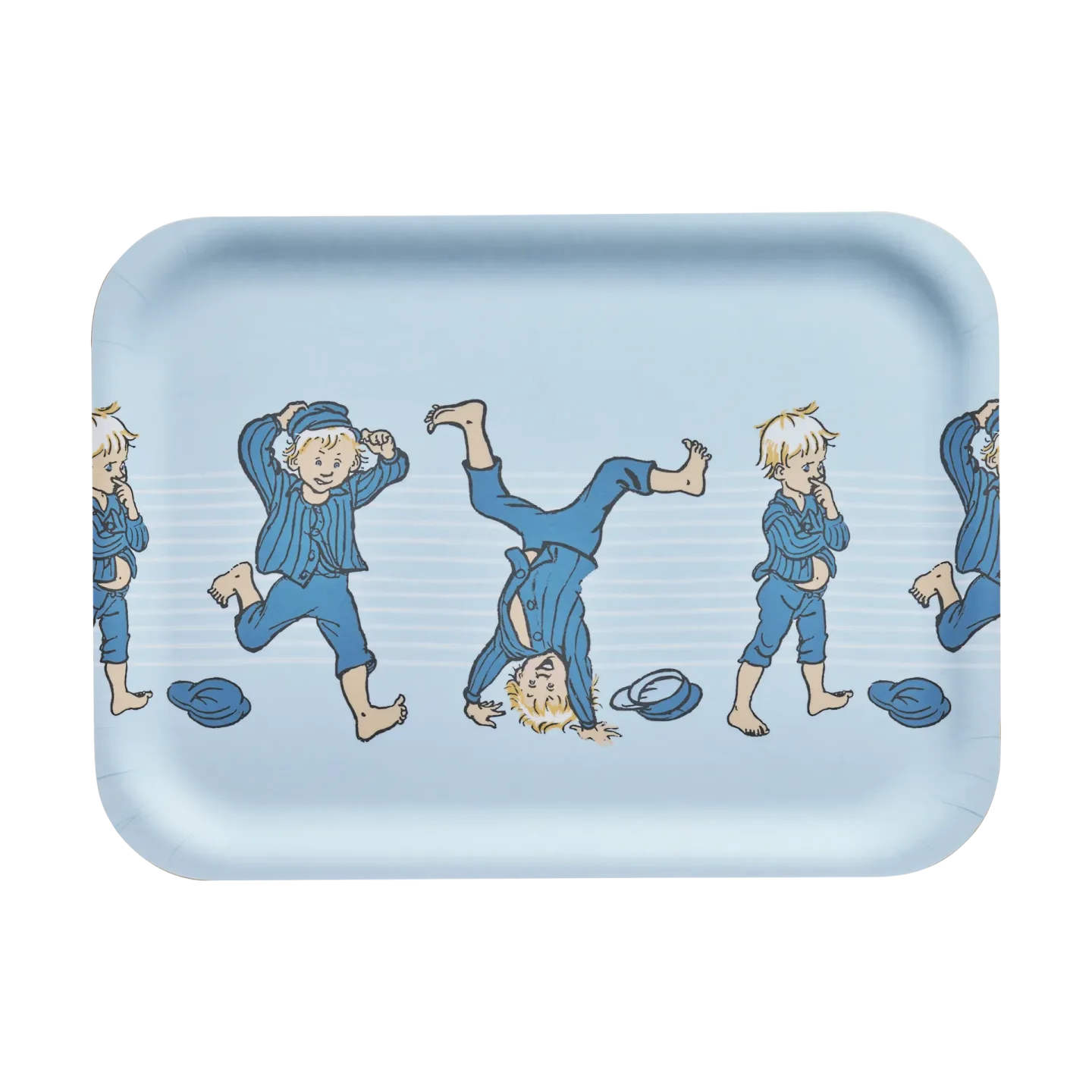 Muurla Emil Tablett 20x27 cm Blau