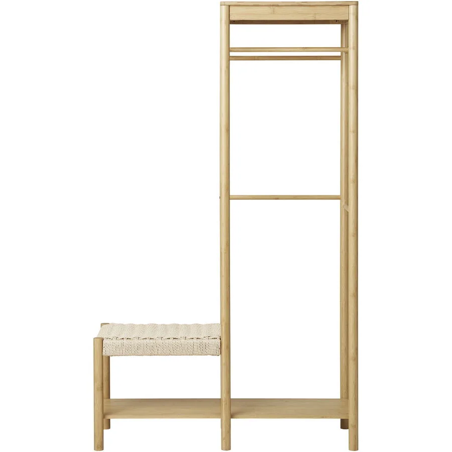 Garderobe Yolira nature Bambus B 36 T 95 H 165 cm